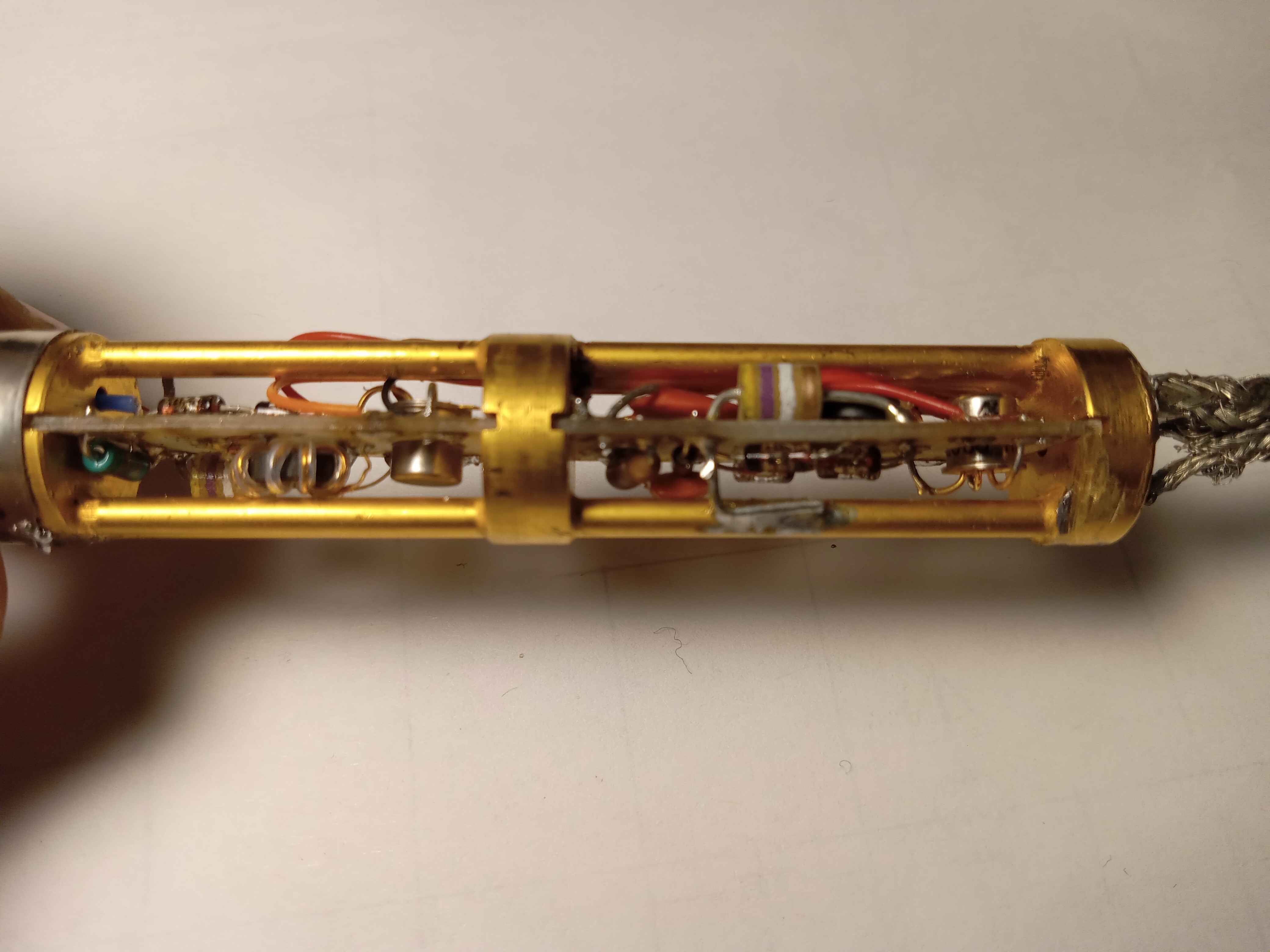 photo of probe construction